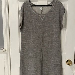 Old Navy French Terry short sleeve with cuff, gray dress… Size‎ large